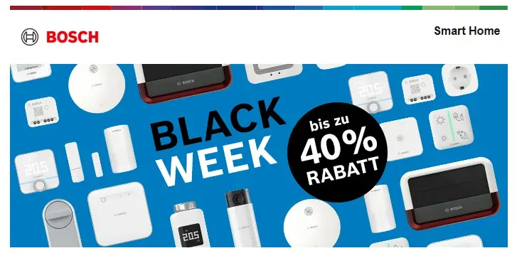 Bosch – Smart Home Black Week