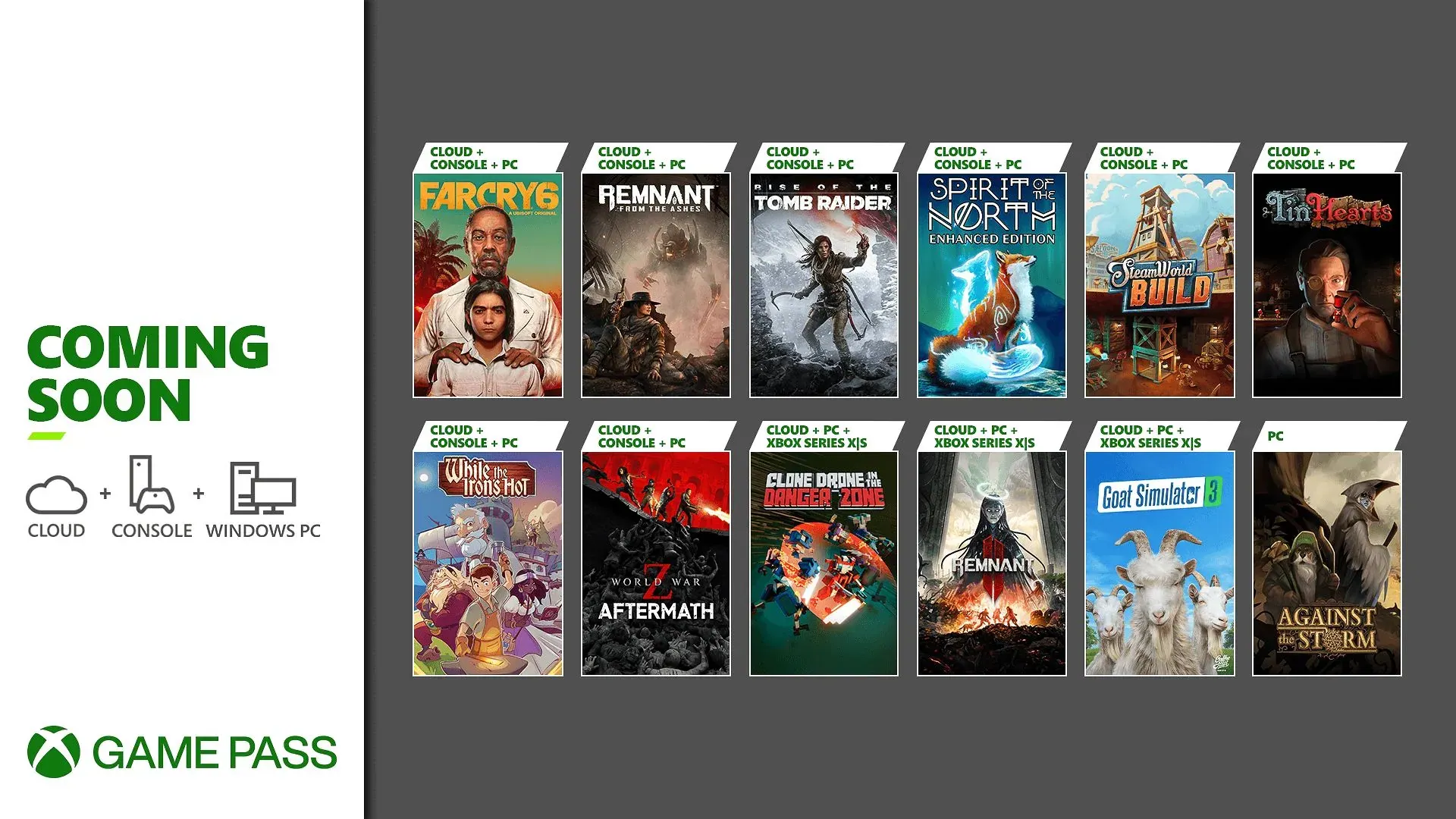 XBox Game Pass - Dezember Update