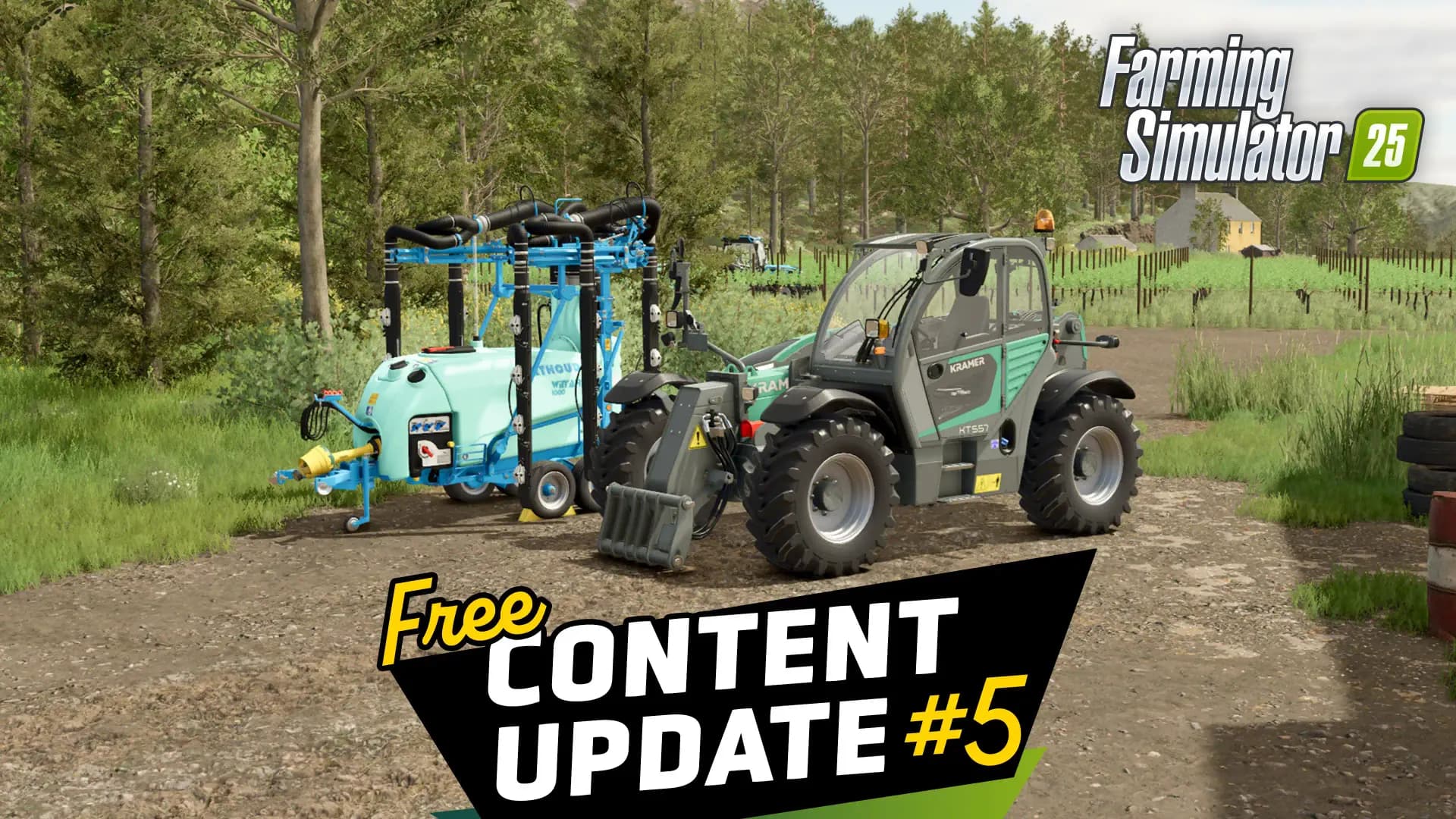 Landwirtschafts-Simulator 25 - Kostenloses Update #5 mit neuen Maschinen