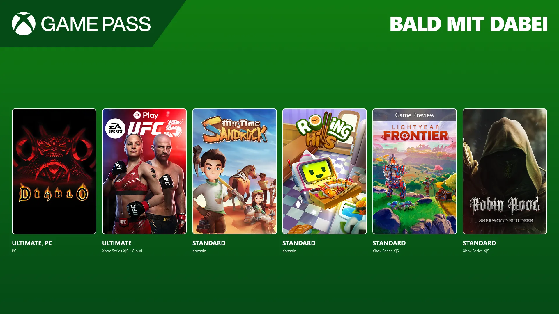 XBox Game Pass - Juni 2024 Update
