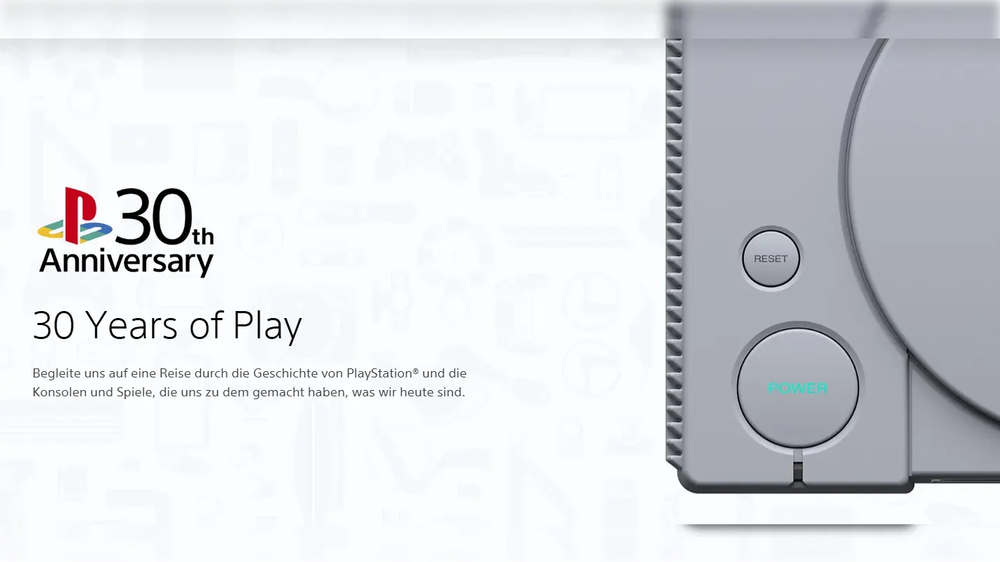 30 Jahre: PlayStation sagt Danke