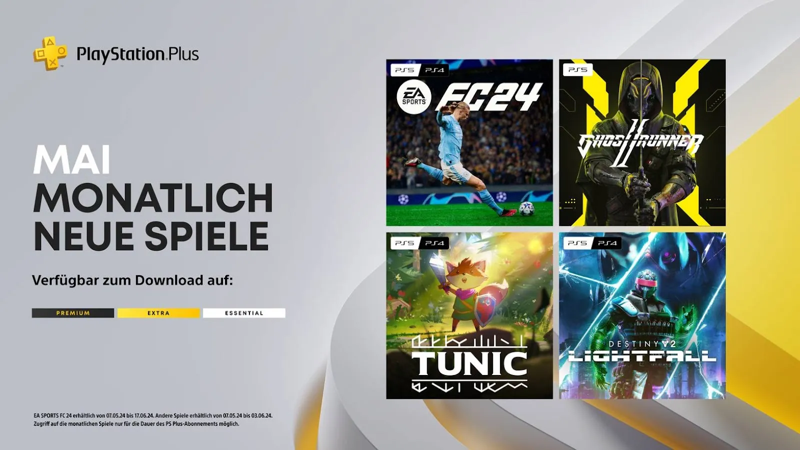PlayStation Plus - Neuzugänge im Mai 2024