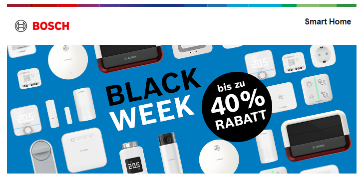 Bosch – Smart Home Black Week