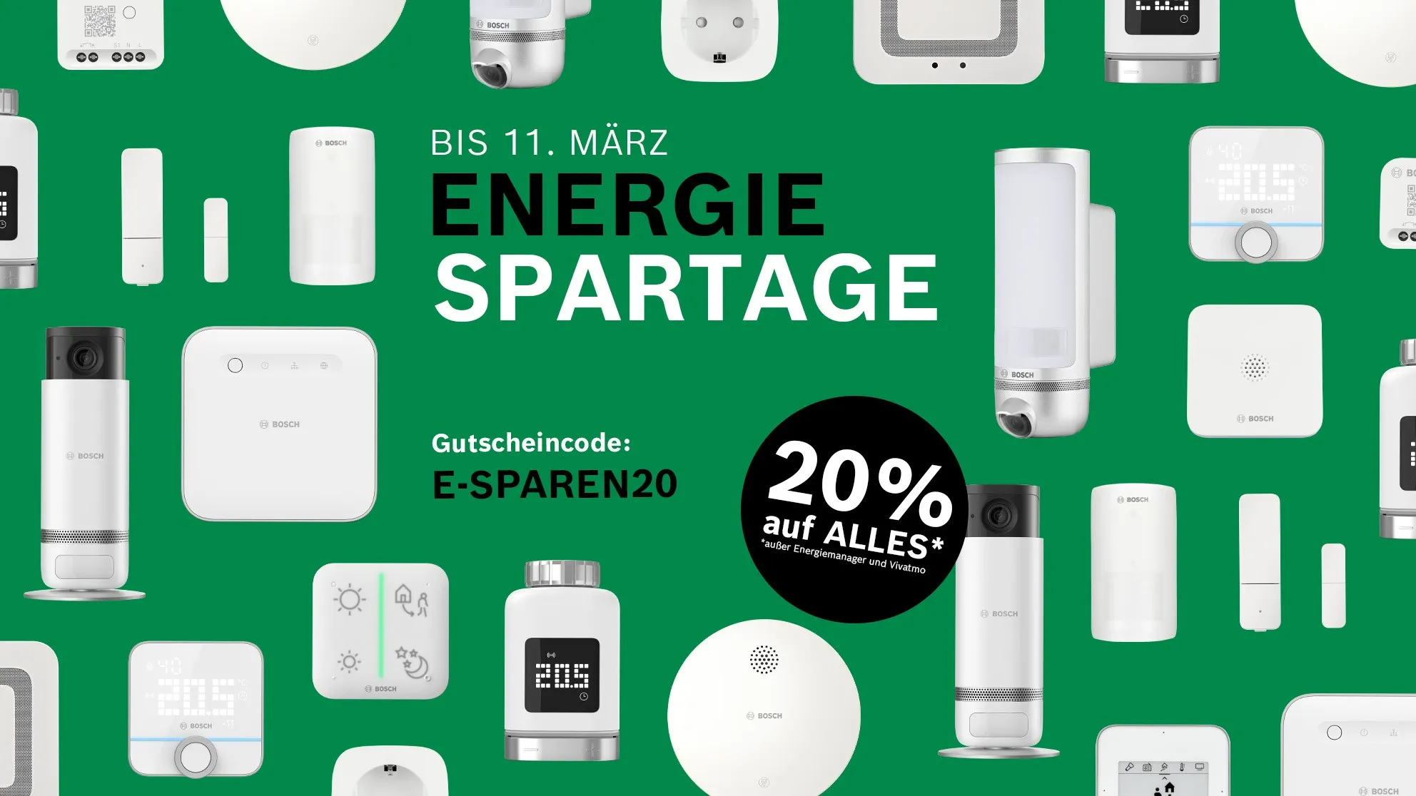 Bosch - Sparen auf Smart Home Produkte