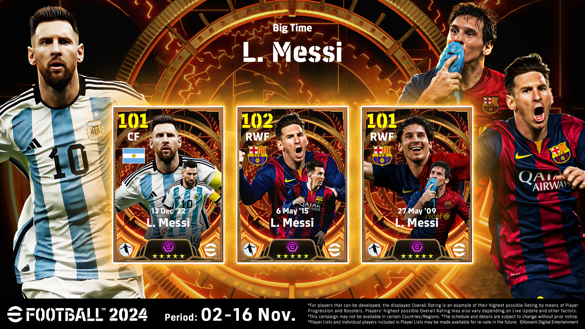 eFootball 2024 - Botschafter Lionel Messi mit neuen Modi