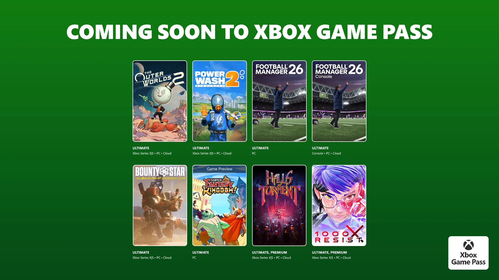 Xbox Game Pass Okt Nov 2025 – Mit Ninja Gaiden 4 & The Outer Worlds 2
