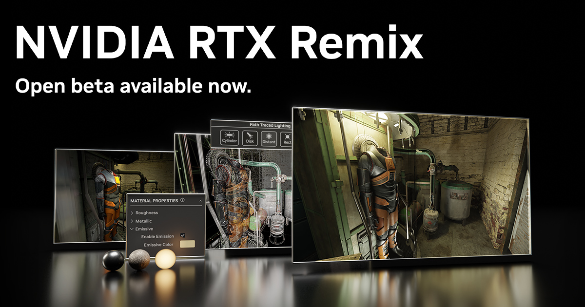 Nvidia - RTX Remix Open Beta verfügbar