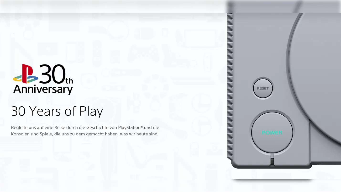 30 Jahre: PlayStation sagt Danke
