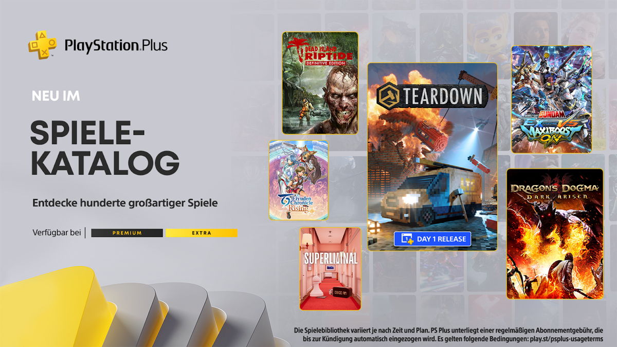 PlayStation Plus - Neuzugänge im November