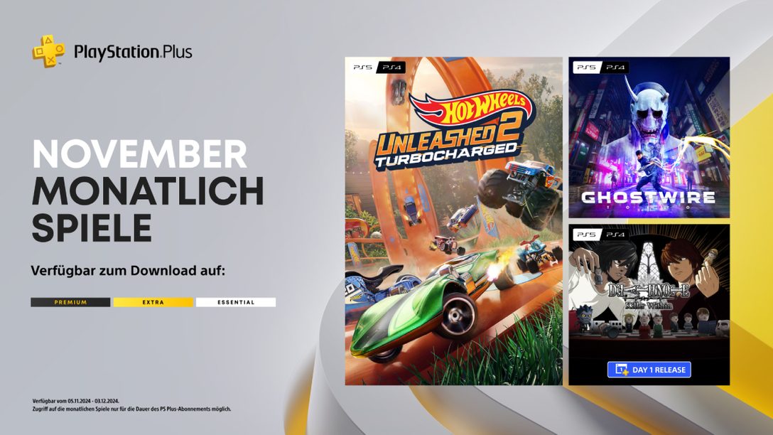 PlayStation Plus - Neuzugänge im November 2024