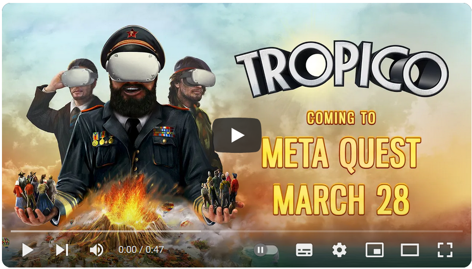 Tropico VR - Release für Meta Quest